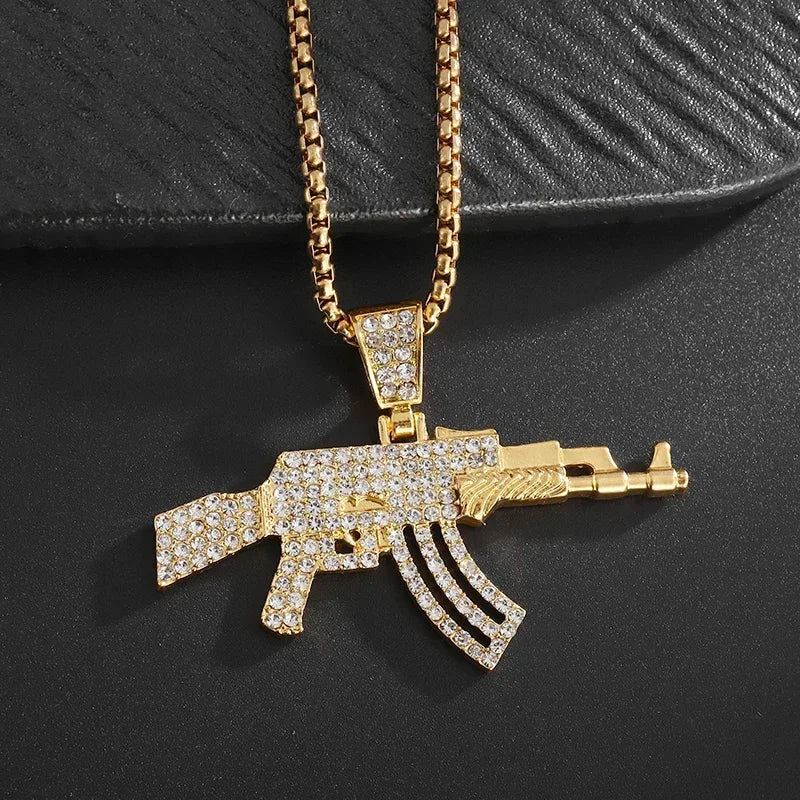 Naszyjnik z wisiorkiem "AK-47"
